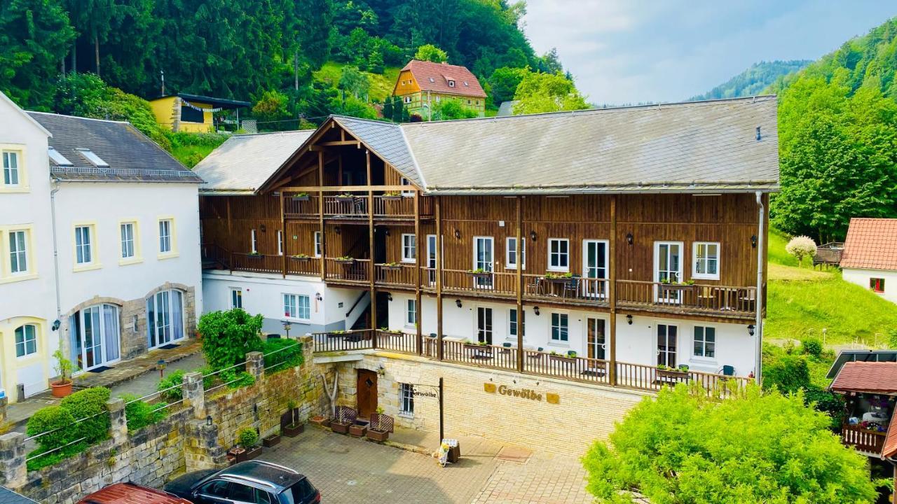 Hotel Erbgericht Bad Schandau Exterior foto